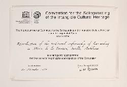 Certificado UNESCO
